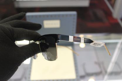 Gucci GG0603S-001 56 Men’s Sunglasses | Black Acetate/Metal Frame | Authentic Luxury (UPC 889652255415)