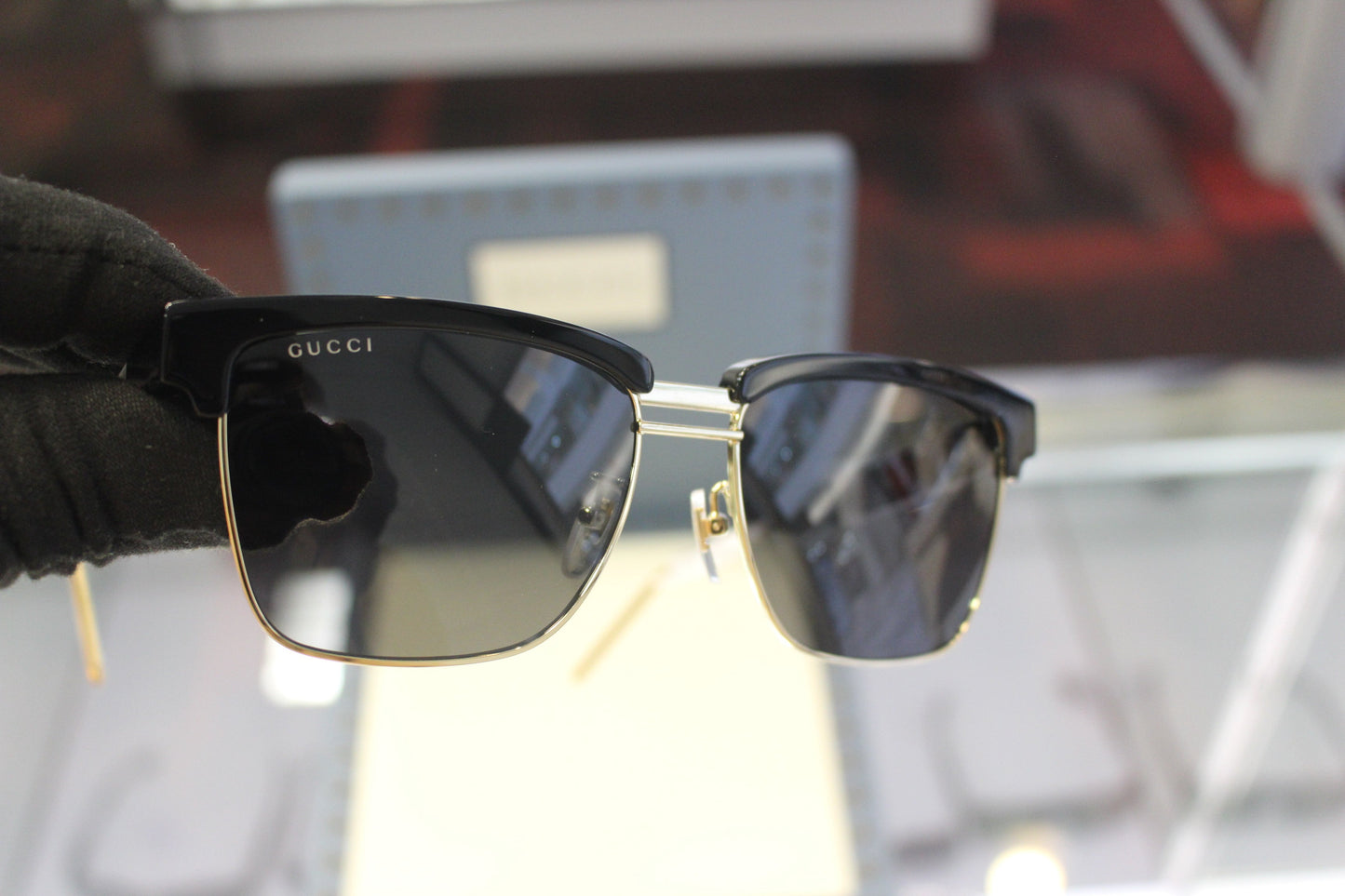Gucci GG0603S-001 56 Men’s Sunglasses | Black Acetate/Metal Frame | Authentic Luxury (UPC 889652255415)