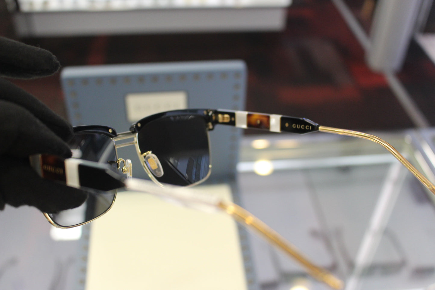 Gucci GG0603S-001 56 Men’s Sunglasses | Black Acetate/Metal Frame | Authentic Luxury (UPC 889652255415)