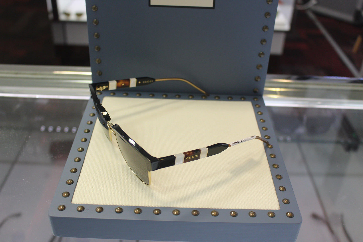 Gucci GG0603S-001 56 Men’s Sunglasses | Black Acetate/Metal Frame | Authentic Luxury (UPC 889652255415)