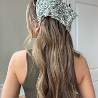 Faith Floral Bandana Headband Hair Scarf