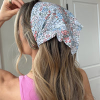 Faith Floral Bandana Headband Hair Scarf