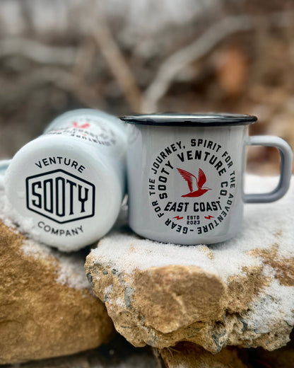 Gray Enamel Mug