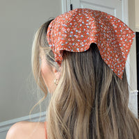 Faith Floral Bandana Headband Hair Scarf