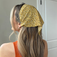 Faith Floral Bandana Headband Hair Scarf