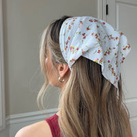 Faith Floral Bandana Headband Hair Scarf