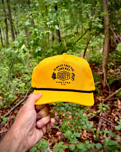 Outbound Unstructured Snapback Hat Yellow