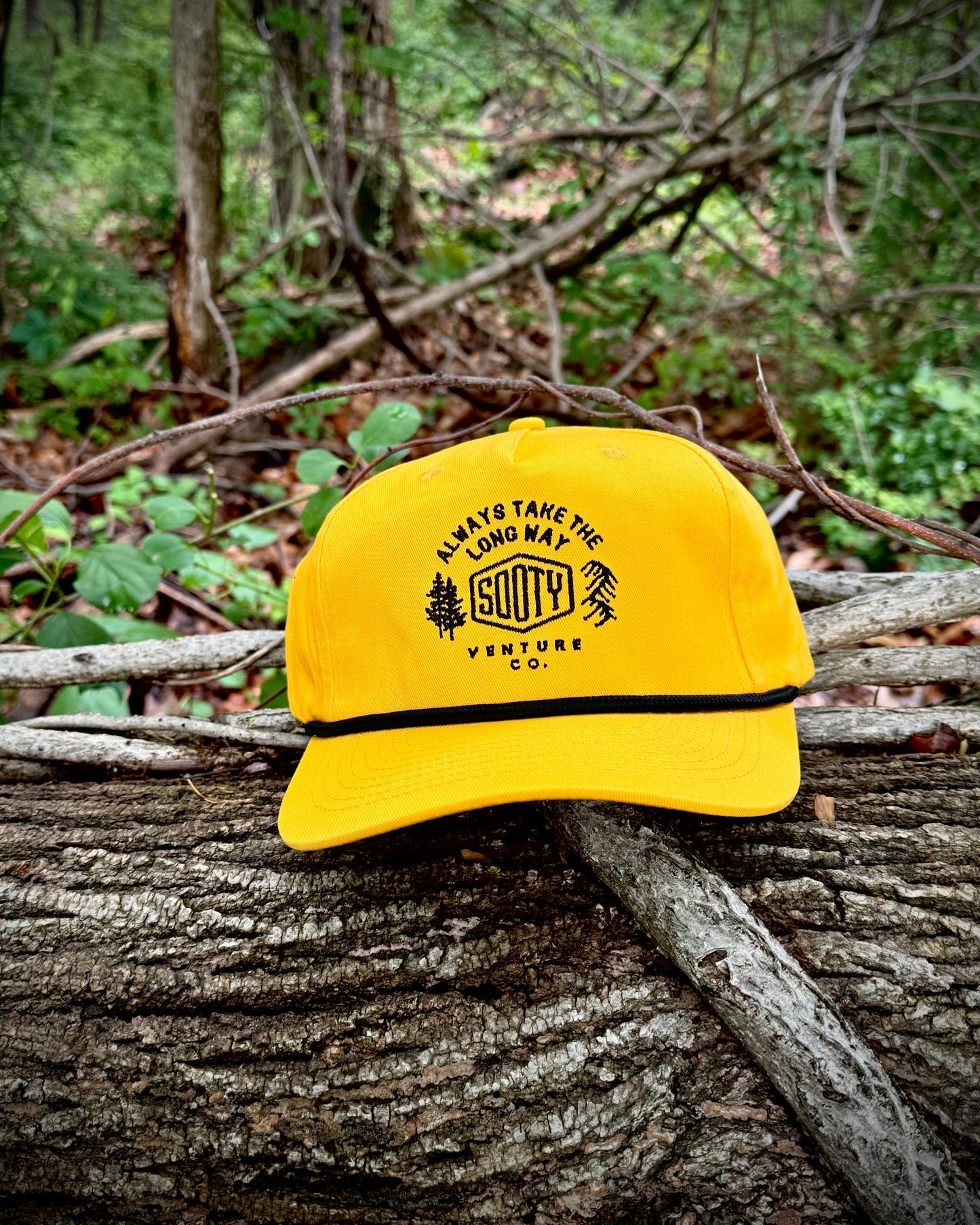 Outbound Unstructured Snapback Hat Yellow