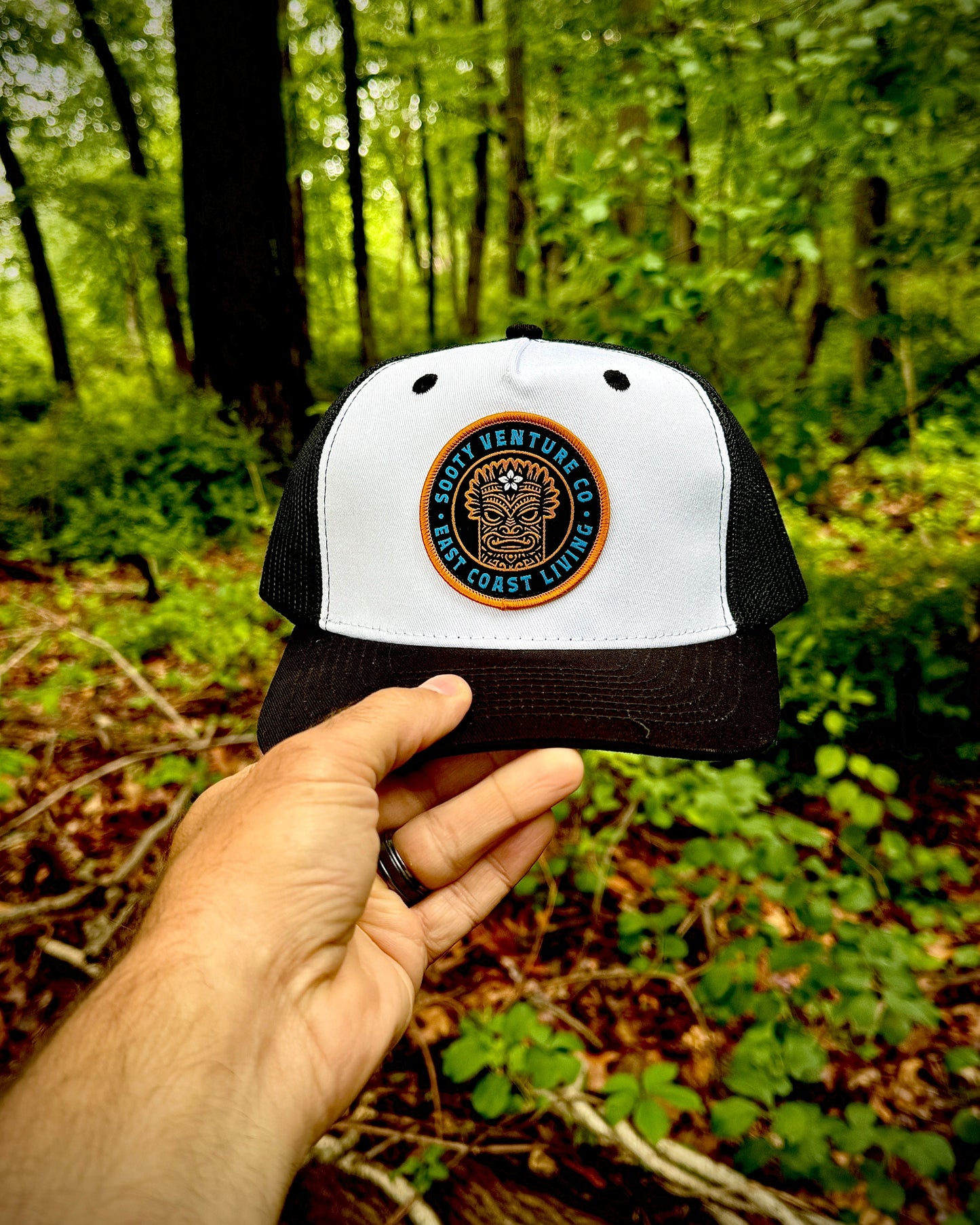 Roam Free Patch Trucker Snapback Hat
