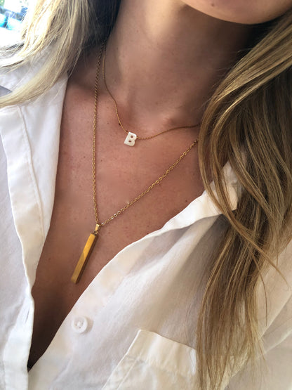 bar pendant necklace