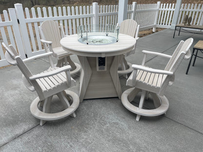Shelly Round Fire Table