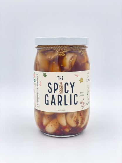 Bold Spicy Pickled Garlic - The Perfect Zesty Topping