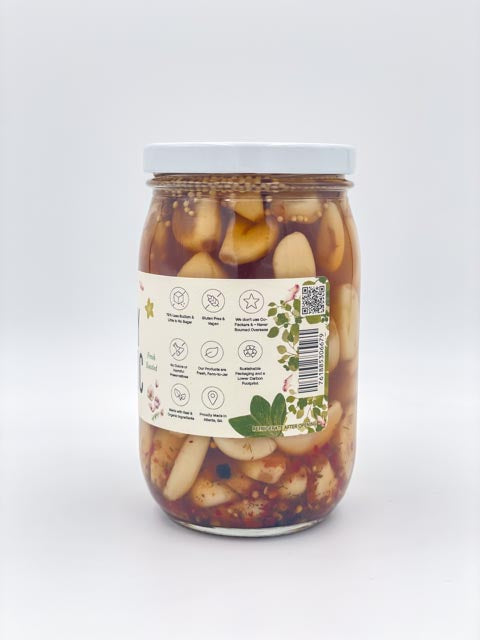 Bold Spicy Pickled Garlic - The Perfect Zesty Topping