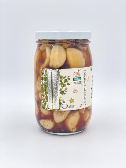 Bold Spicy Pickled Garlic - The Perfect Zesty Topping