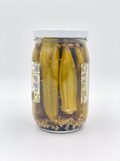 Southern Pickled Okra: Perfect for Snacks and Cocktails
