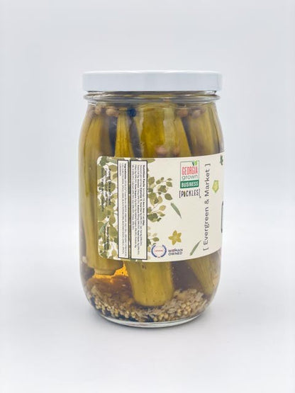 Southern Pickled Okra: Perfect for Snacks and Cocktails