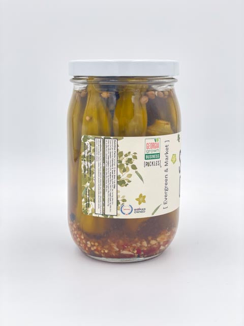 Spicy Crunchy Okra Pickles for Bold Flavor