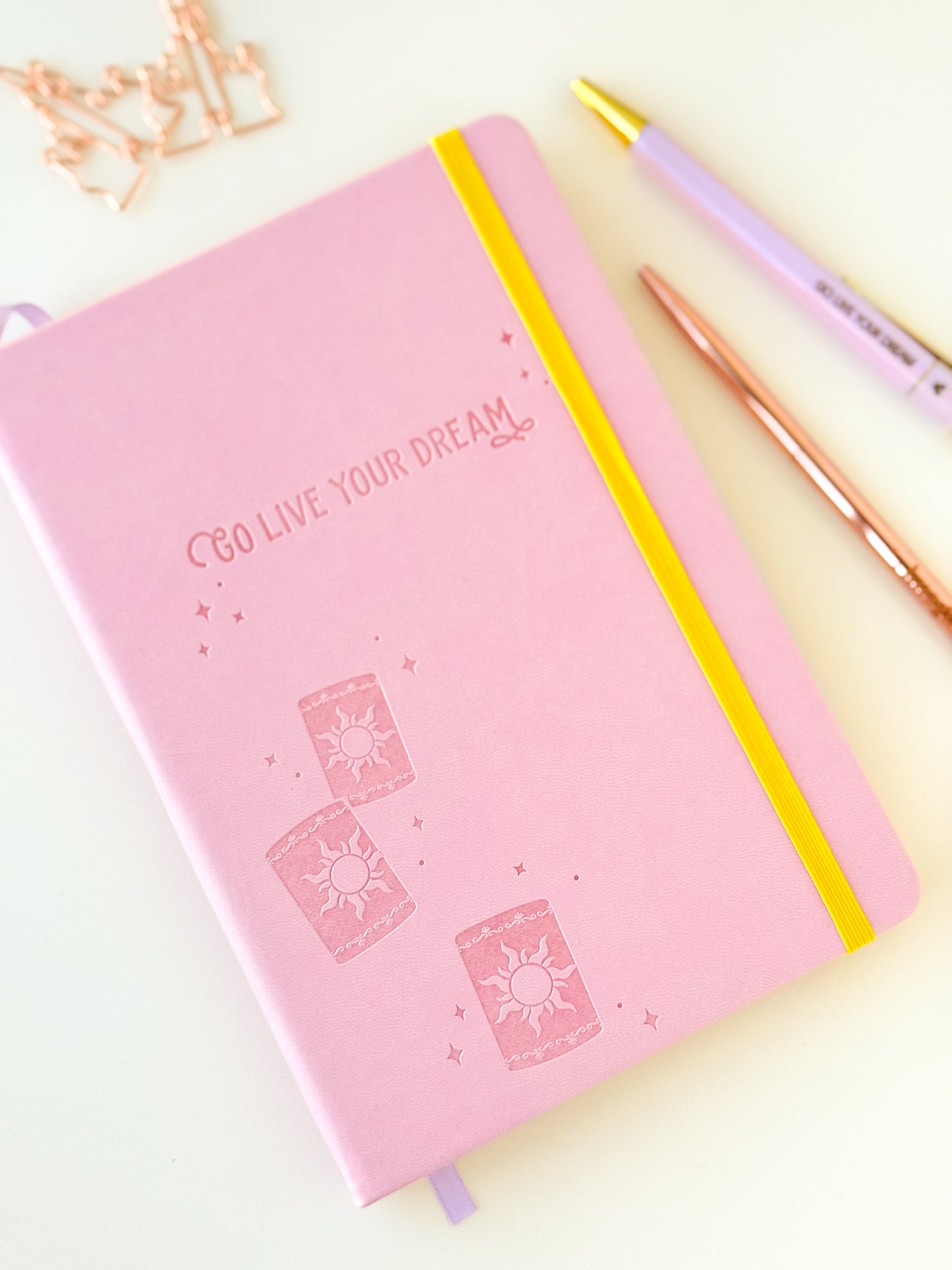 Floating Lanterns Embossed Notebook