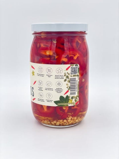 The Pickled Red Jalapeños - Enhance Flavor with Every Bite