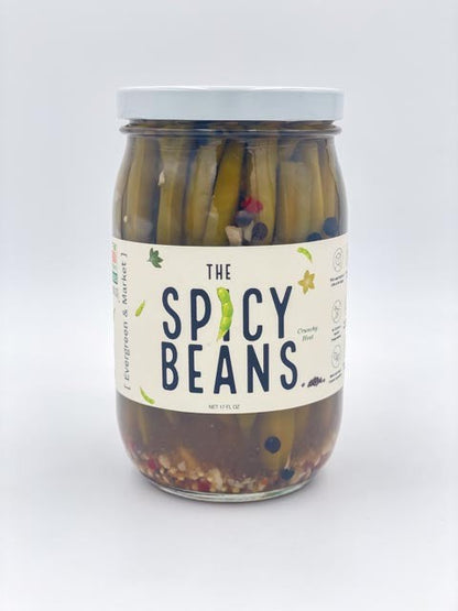 The Pickled Spicy Green Beans - Bold & Zesty Snack