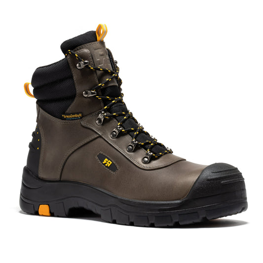 ROCKROOSTER Woodland Rust 6 inch Waterproof Composite Toe Leather Work Boots AK665