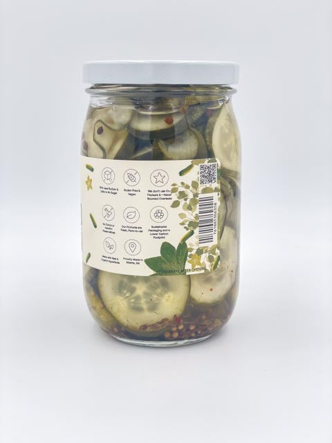 Bread and Butter Pickles with Unique Flavor