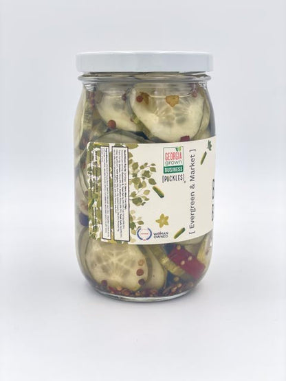 Bread and Butter Pickles with Unique Flavor
