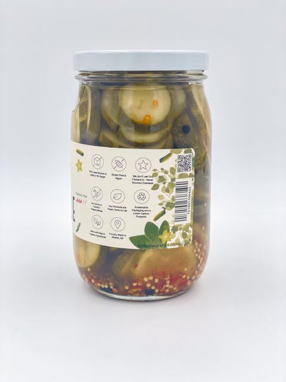 The Hot Pickle: Spicy Pickle Jar for Bold Flavor Enthusiasts