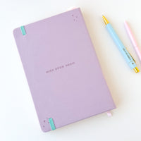 Life Is The Bubbles Embossed Notebook