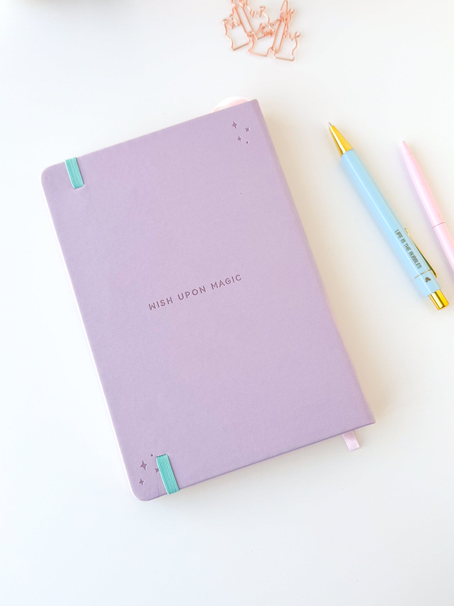 Life Is The Bubbles Embossed Notebook