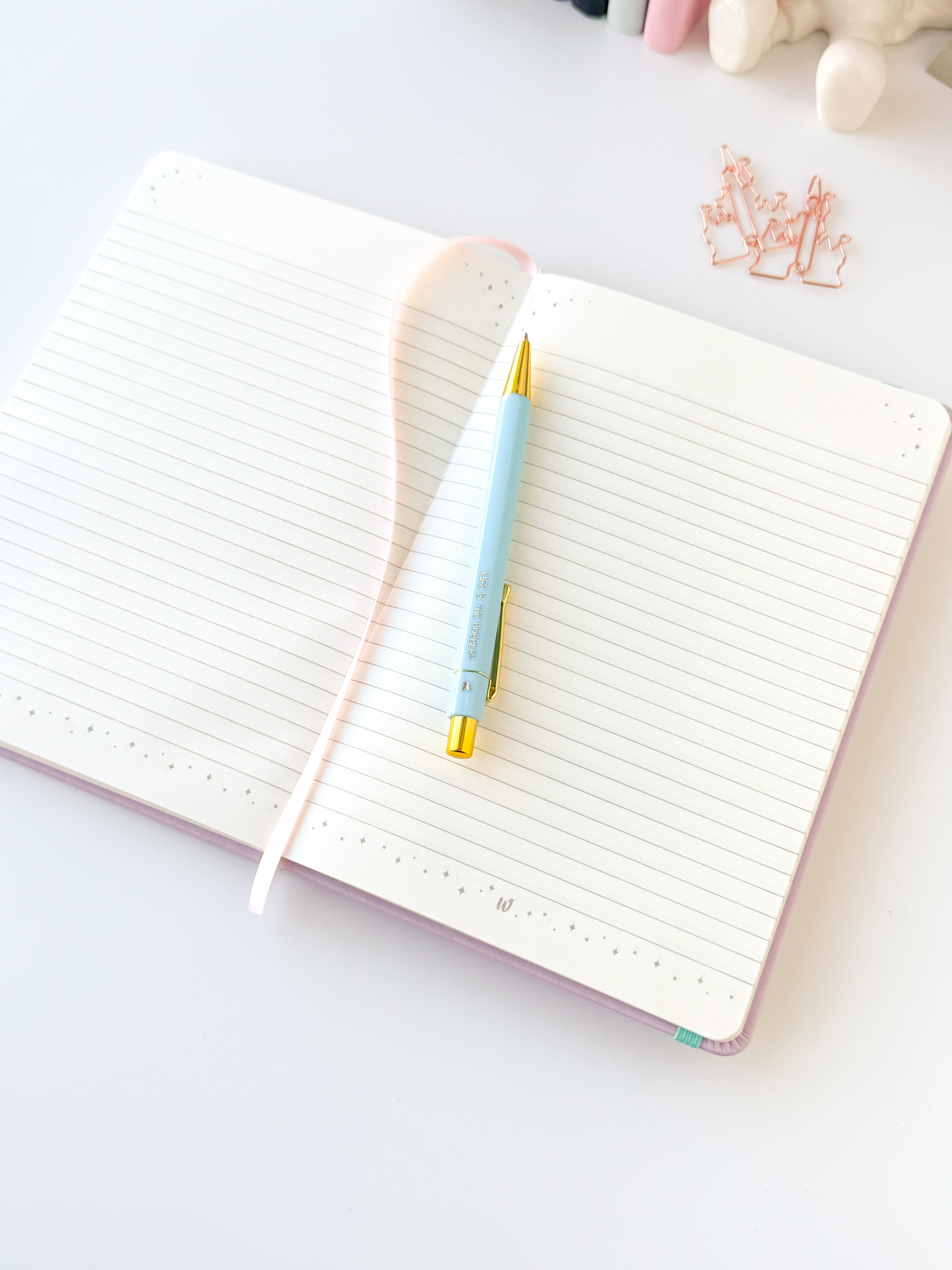 Life Is The Bubbles Embossed Notebook