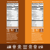 Chocolate Sea Salt & Peanut Butter Chip (24 Bars)