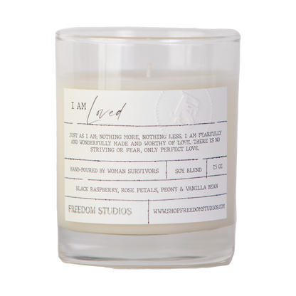 I AM Loved 7.5 oz Candle