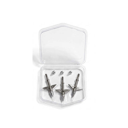 ZEUS TITANIUM 100/125 GRAIN BROADHEADS (3 PACK) PLUS PRACTICE HEAD