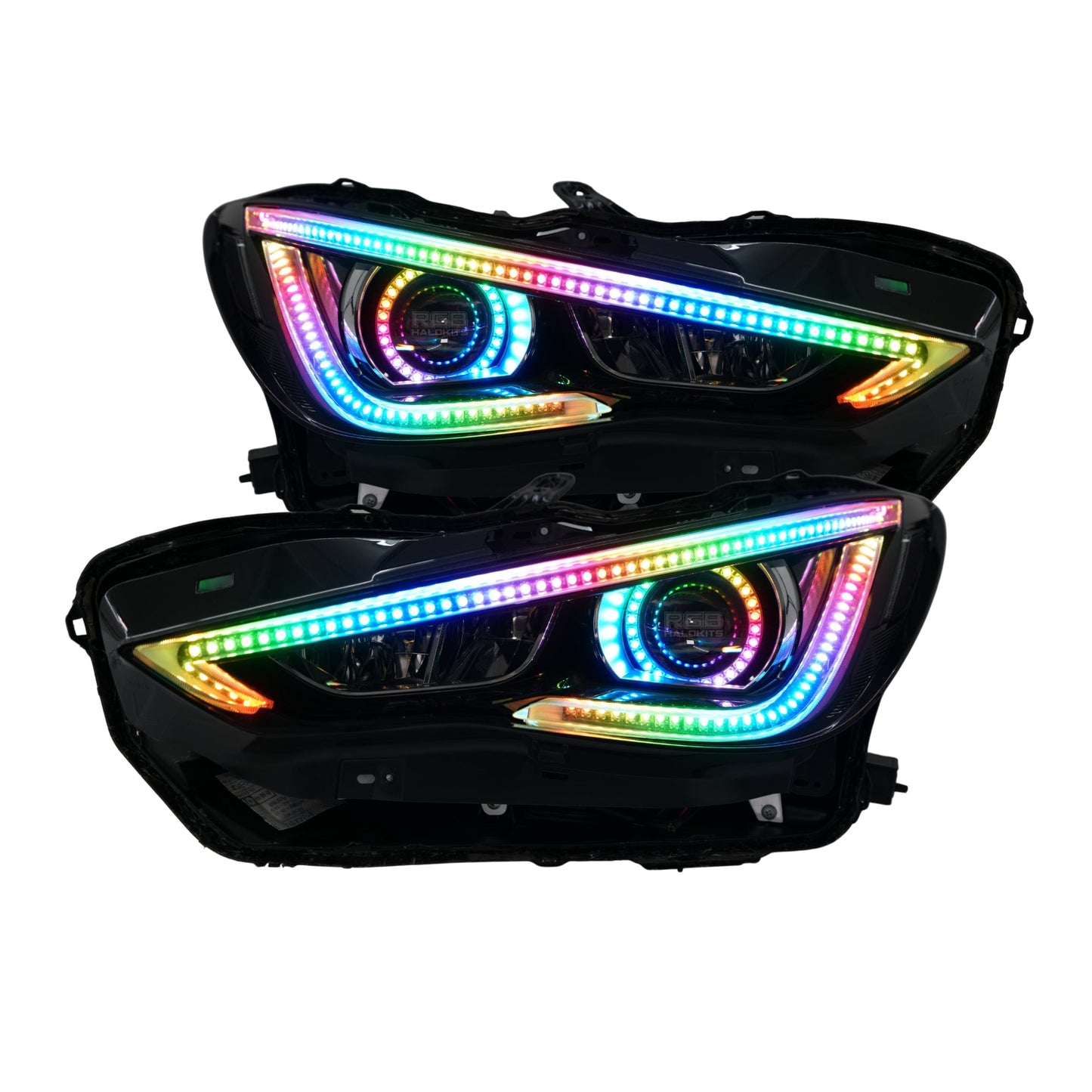 Infiniti Q60 DRL Boards (Multicolor Flow) 2016-2022