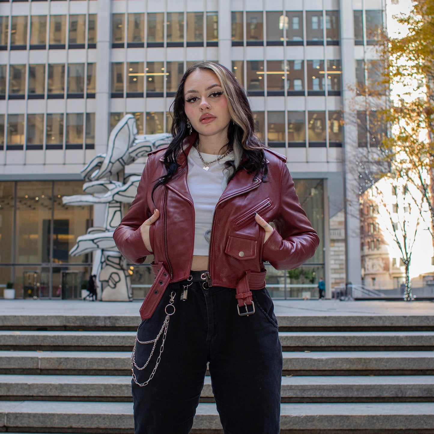 Katy - Women's Leather Jacket - BHBR