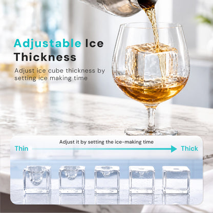 Kismile Clear Square Ice Cubes Maker 58003RIM0