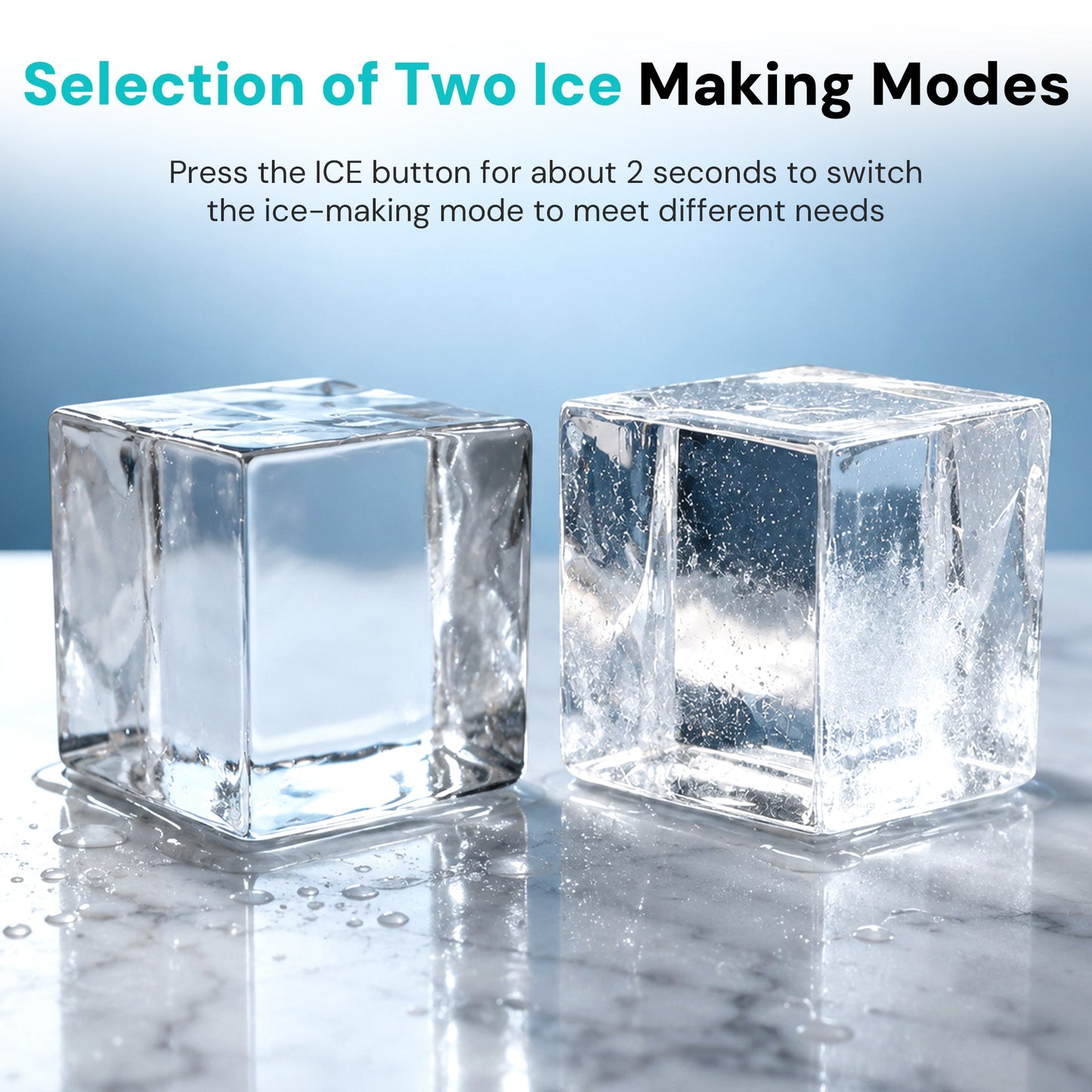 Kismile Clear Square Ice Cubes Maker 58003RIM0