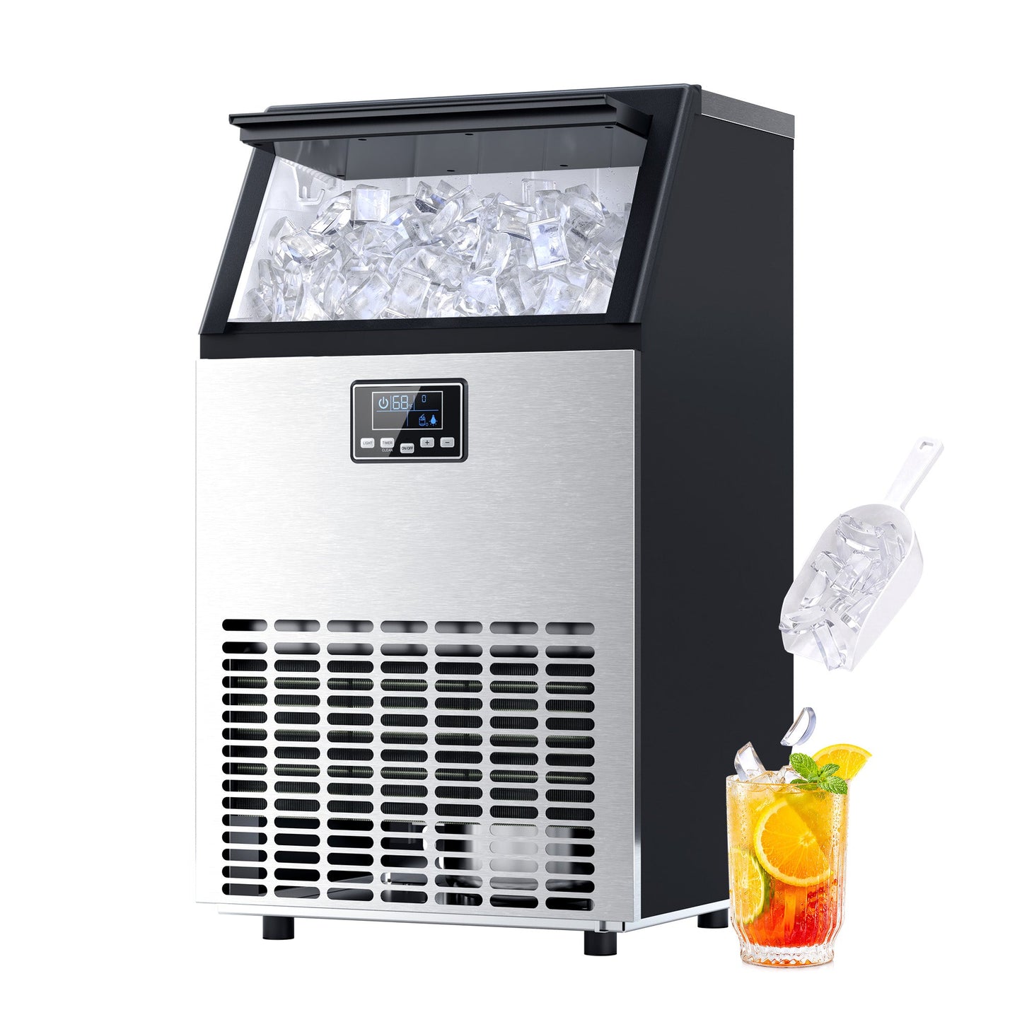 100LBS/200LBS/265LBS  Freestanding Commercial Ice Maker Z5845A