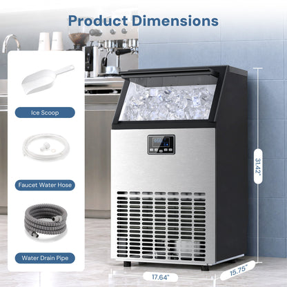 100LBS/200LBS/265LBS  Freestanding Commercial Ice Maker Z5845A