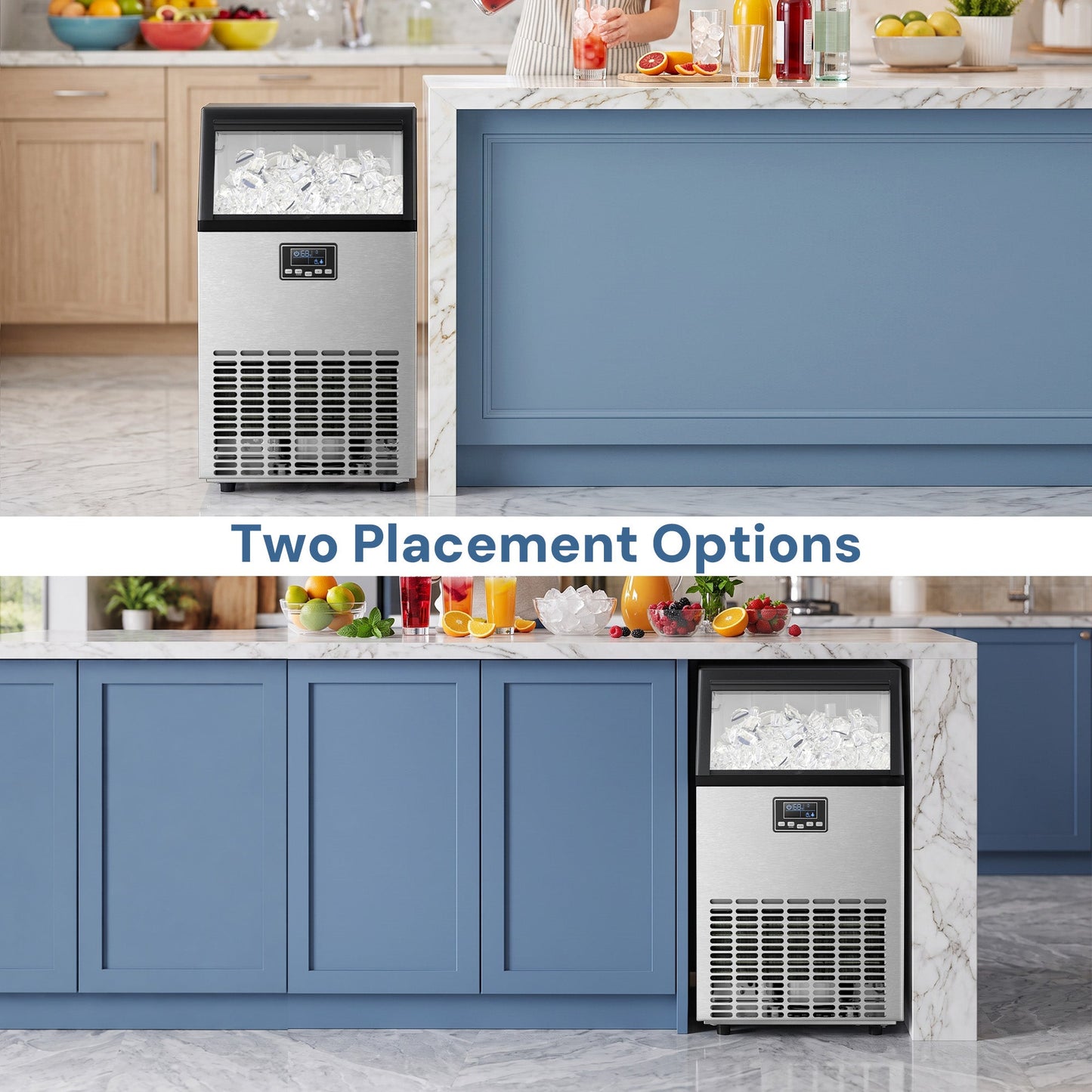 100LBS/200LBS/265LBS  Freestanding Commercial Ice Maker Z5845A