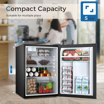 2.6\3.2 cu. ft Mini Fridge with Freezer