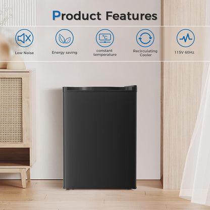 2.6\3.2 cu. ft Mini Fridge with Freezer