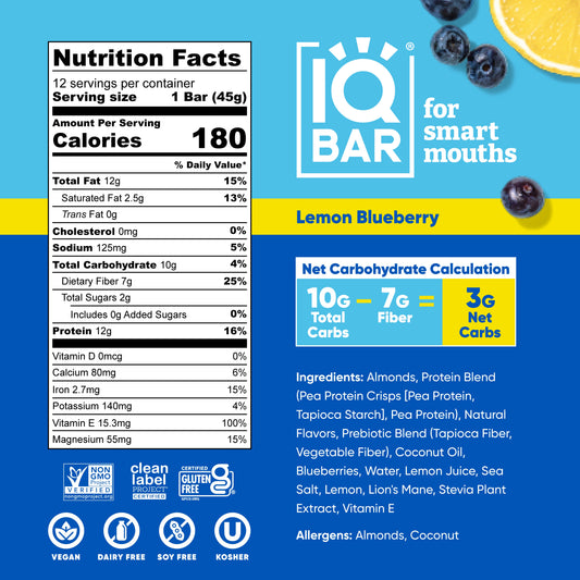 Lemon Blueberry (12 Bars)