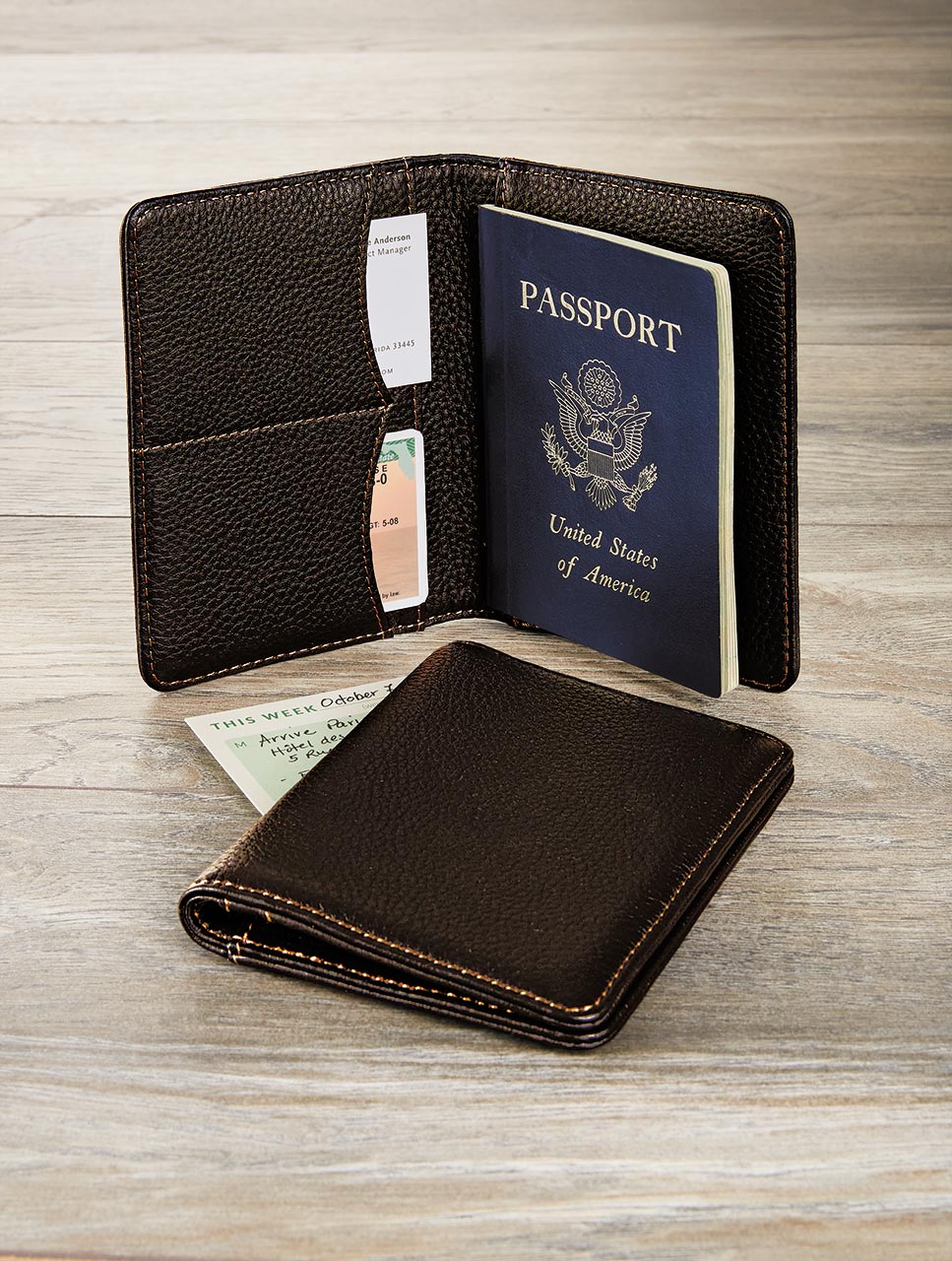 Bomber Jacket + RFID Passport Holder