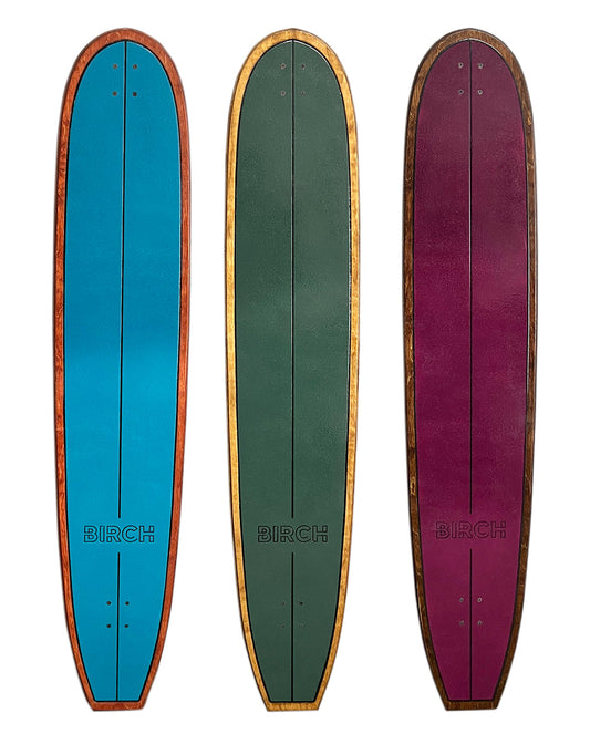 BIRCH 60" LOG Longboard Cruiser Skateboard - Complete Setup or Deck Only