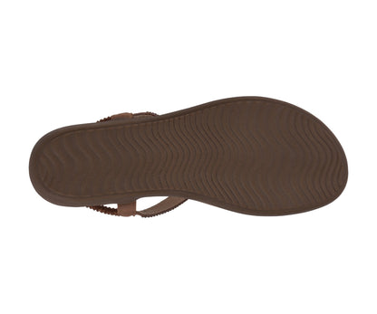 Women's Lori Bronze Embellished Flat Sandals