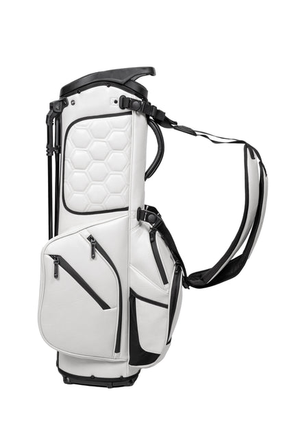LUX G-Exotics Women’s 8.5” Carry Bag: Patchwork White