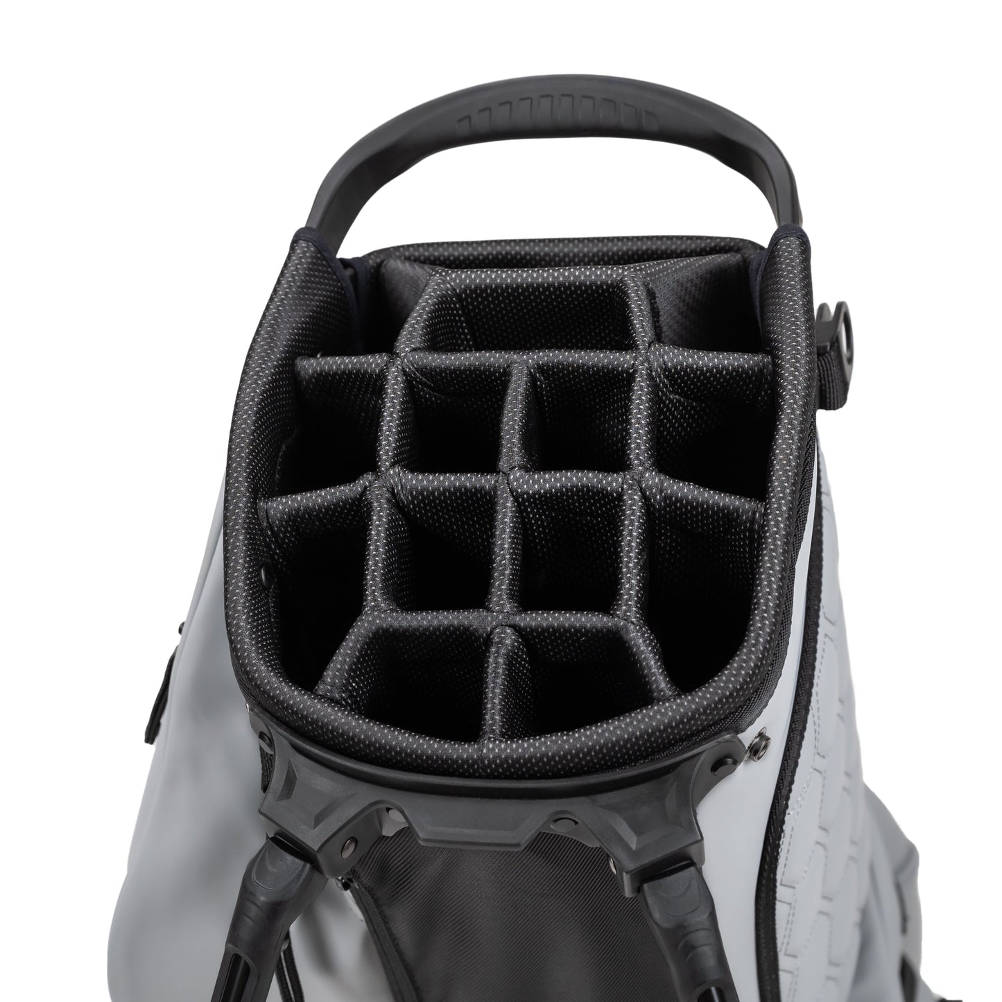 LUX 9.5" 14-Way Hybrid Stand Bag: Fossil (Gray)