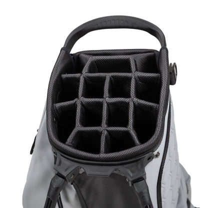 LUX 9.5" 14-Way Hybrid Stand Bag: Fossil (Gray)